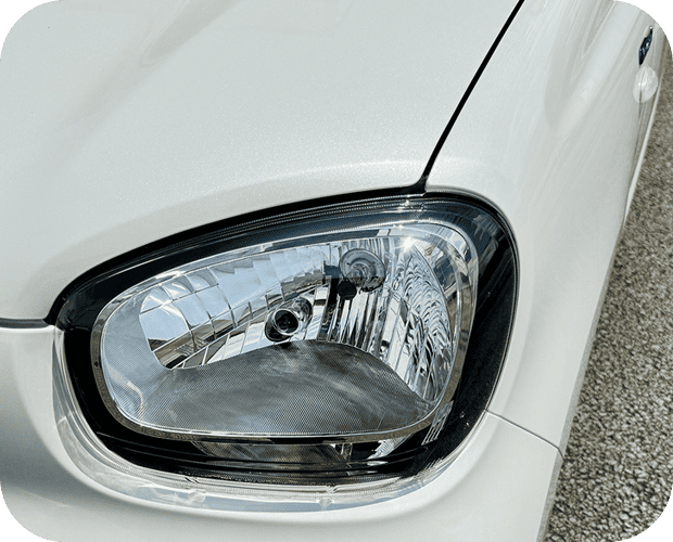 車のヘッドライト