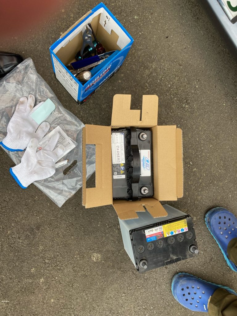 バッテリー交換